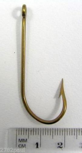 Mustad 4190 - Size 4/0 Qty 25 - Kirby Kendal Bronzed Hooks
