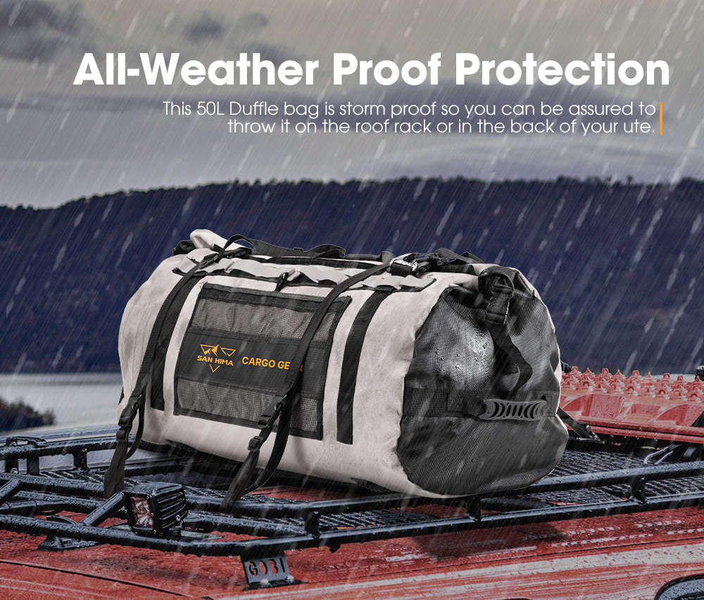 SAN HIMA Cargo Bag 50L Small Stormproof Bag Water Resistant Outdoor Camping 4WD tools