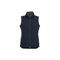 Ladies Geneva Vest Black/Red Small