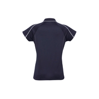 Ladies Blade Polo Black/Silver Grey 6