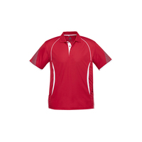 Mens Razor Polo Black/White Large