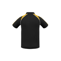 Mens Triton Polo Ash/Black/White Small