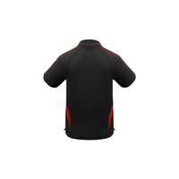 Kids Flash Polo Black/Red 12