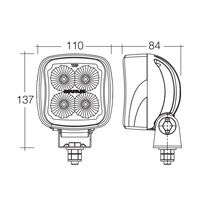 Narva 9-64V Led Work Lamp 1800Lm