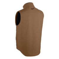 Milwaukee GRIDIRON Sherpa Lined Vest Brown - M 801BRM