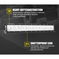 FIERYRED 20inch LED Light Bar combo Driving Lamp Offroad 4WD SUV Truck