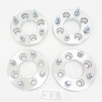 (4) 4x100 to 4x114.3 12x1.5 Wheel Adapters Spacers 25mm 4X3.94 TO 4X4.5 Spacer"