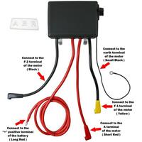 12000lbs winch control box with 12v solenoid wireless remote control