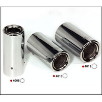 Chrome Exhaust Tip fits 48-65mm pipes