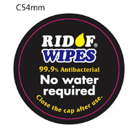 Antibacterial Multipurpose Cleaning Wipes 80 Pack By RIDOF