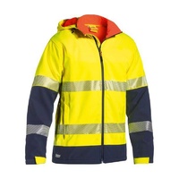 Taped Hi Vis Ripstop Bonded Fleece Jacket  Yellow/Navy Size 5XL