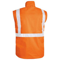 Taped 5 In 1 Rain Jacket Orange/Navy Size XS