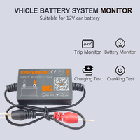 Universal 12V Battery Monitor with Voltage Meter and Auto Alarm Bluetooth 4.0
