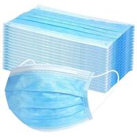 50x CE CERTIFIED Disposable SURGICAL MASKS Face Guard Dust Mouth 3 Ply Air Purifying
