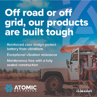Atomic 12V 95Ah CCA850 SUV Truck and Heavy Machinery Battery 4704