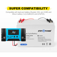 ATEM POWER 30A PWM Solar Charge Controller