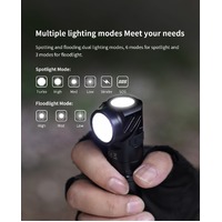 Wuben L1 Dual Light Source 600 Lumen 350 Metre Flashlight