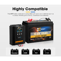 DC MONT 40Amp MPPT Solar Charge Controller Regulator Bluetooth 12V/24V/36V/48V