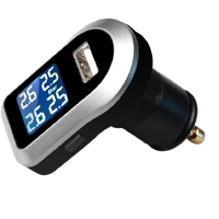 Tyre Pressure Monitoring System LCD TPMS 4 External Sensors Wireless 4x4 Car Psi Bar Diagnostic Tools TP-14