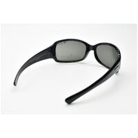 Eyres by Shamir B HAVE Shiny Black Frame Grey Lens Safety Glasses