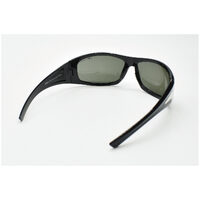 Eyres by Shamir SPACE Crystal Black Snake Frame Polarised Grey FS Lens Safety Glasses