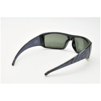 Eyres by Shamir ALLBLACK Metallic Grey Frame Polarised Grey Lens Safety Glasses