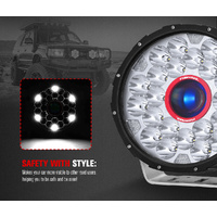 FIERYRED 9inch Laser Driving Lights Round Spot Lights Offroad Replace HID