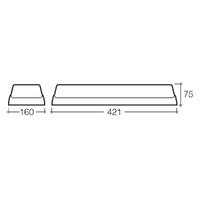 Narva Dual Led Low Profile Beacon Amber Double Flashing Light 12 24 Volt 85064A