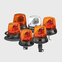 Narva Bolt Mount Base Rotating Amber Optimax LED Warning Light