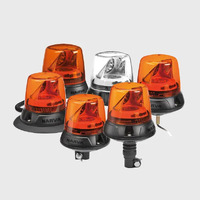 Narva Bolt Mount Base Rotating Amber Optimax LED Warning Light