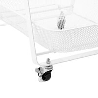 Mesh by Boxsweden 3 Tier Storage Trolley w/ Wheels - White
