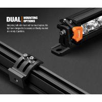LIGHTFOX Pair 8inch Osram LED Light Pods Spot Beam Driving Light Bar Offroad 4x4