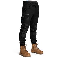 Form Work Wear Cuffed Work Pants Size 30 Colour Black