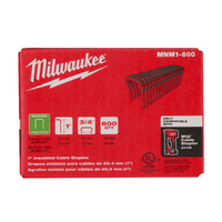 Milwaukee 1" (25 mm) Insulated Cable Staples (600 Pk) MNM1600