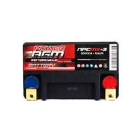Power AGM 12V 12AH 300CCAs Motorcycle Battery