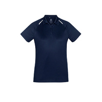 Academy Ladies Polo Silver/Charcoal 8