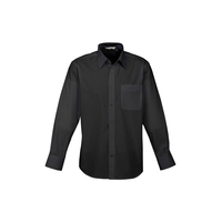 Mens Base Long Sleeve Shirt Light Blue XSmall