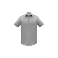 Mens Euro Short Sleeve Shirt White XSmall