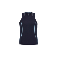 Mens Razor Singlet Navy/White 2XL