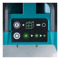 Makita 12V Max Green 3x 360° Line Laser 2.0ah Set SK700GDWA