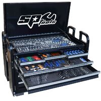 SP Tools 250 Piece Metric/SAE Black 7 Drawer Tool Kit SP50118