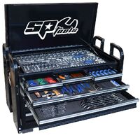 SP Tools 250 Piece Metric/SAE Black 7 Drawer Tool Kit SP50118X