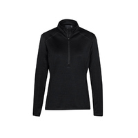 Ladies Monterey Top Black Solid XSmall