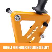 Masterspec angle grinder stand holder bench support bracket 100-125mm machine