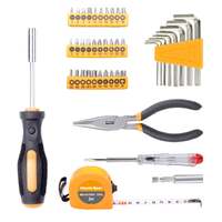Masterspec 100pcs household tool kit toolbox set