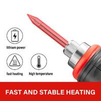 Topex 4v max cordless glue gun soldering iron twin kit with adaptor accessories