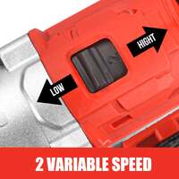 Topex 20v max cordless hammer drill w/ li-ion battery & screwdriver bit set