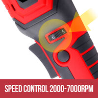 TOPEX 20V 125mm Cordless Angle Grinder 3.0Ah w/ 2 Batteries