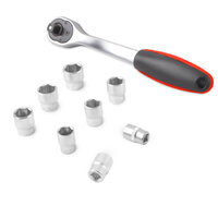 TOPEX 52-Piece Hand Tool Kit Portable Home/Auto Repair Set w/ Ratchet Wrench, Pliers ,Screwdriver Kits and Storage Case