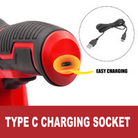 TOPEX 4V 2in1 Cordless Electric Stapler Tacker Nail Gun Li-Ion 3K Staples Nails